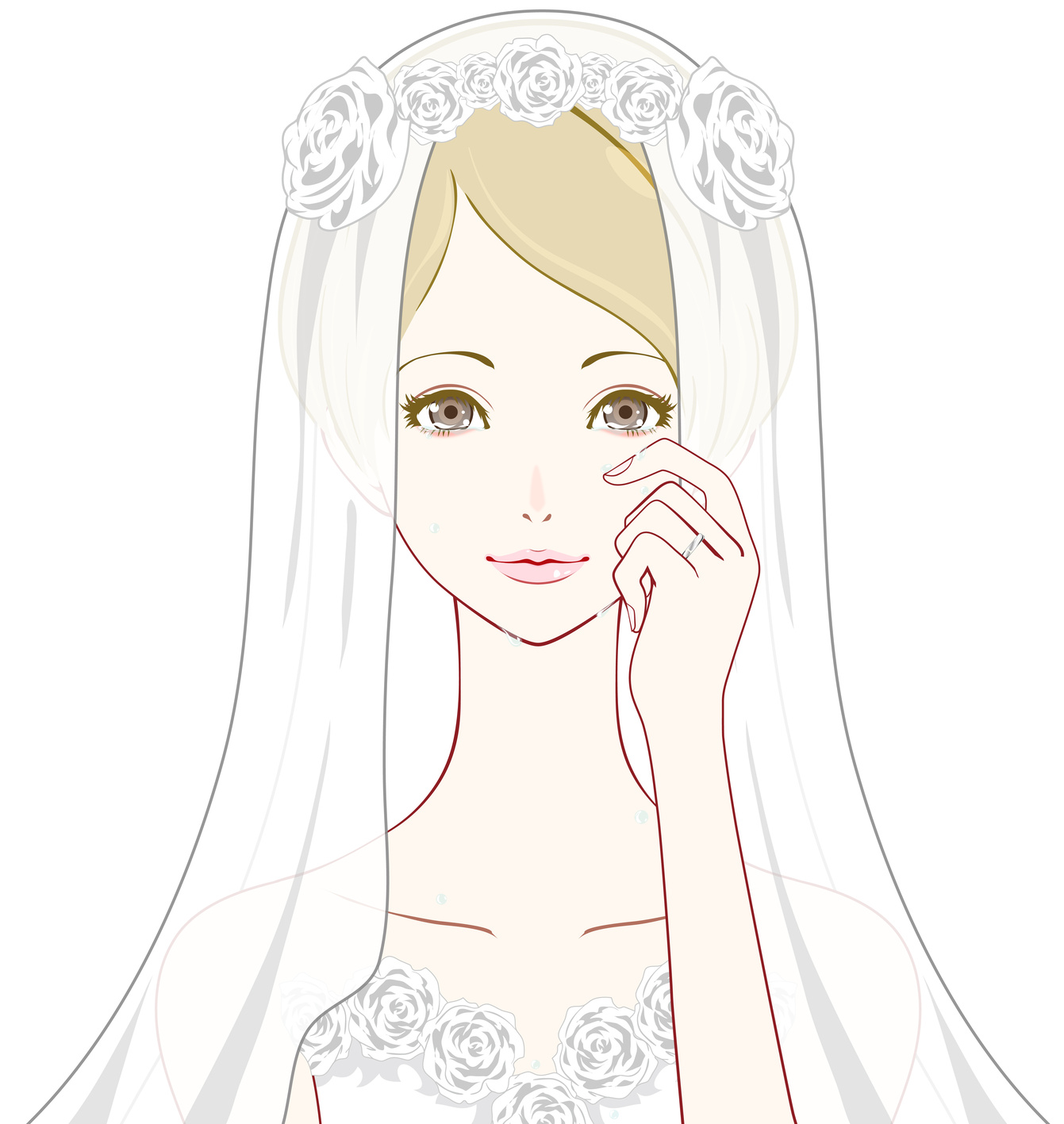 花嫁の涙は喜びか哀しみか